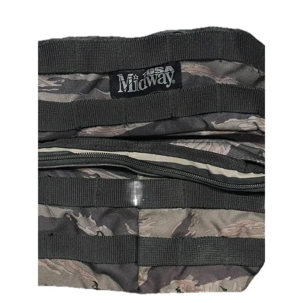 Generic Green Black Camo Tactical Backpack 36L